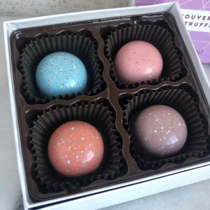 4 piece box of chocolate bonbons